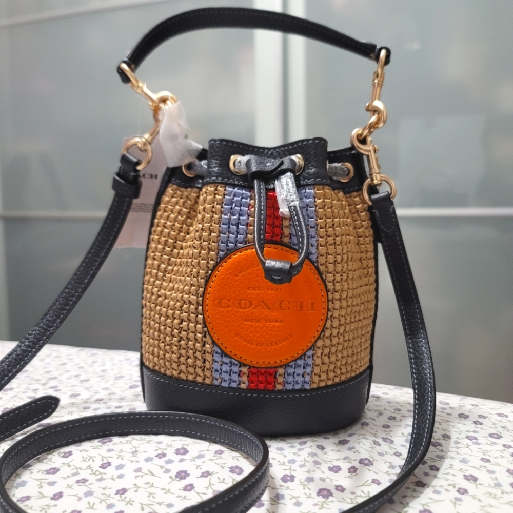 New Coach MINI Dempsey Bucket Bag